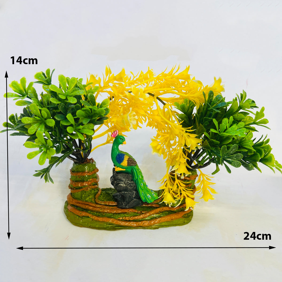 Artificial Design Tree and Peacock