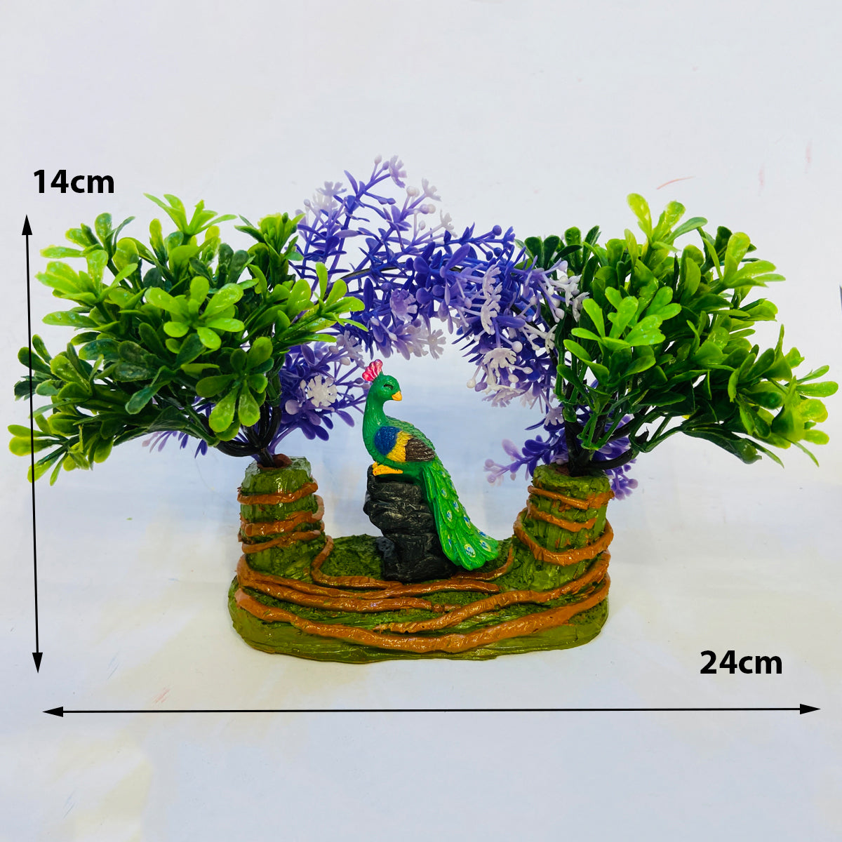 Artificial Design Tree and Peacock