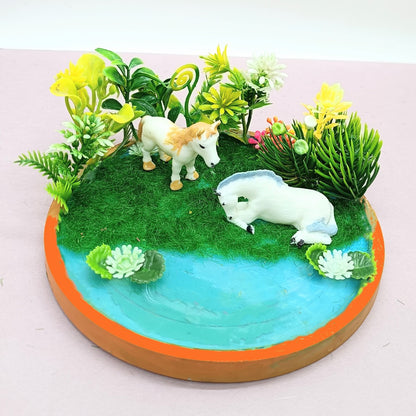 RAKAKART--beautifully crafted WONDERPOND MINIATURE //decorative accessory