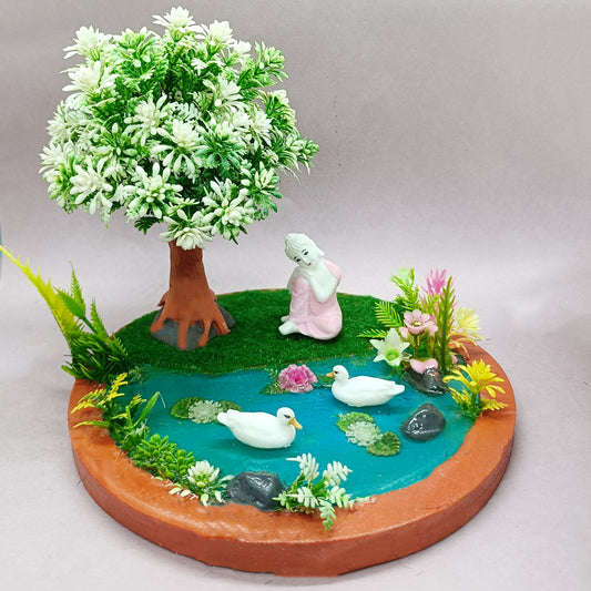 RAKAKART--beautifully crafted WONDERPOND MINIATURE //decorative accessory