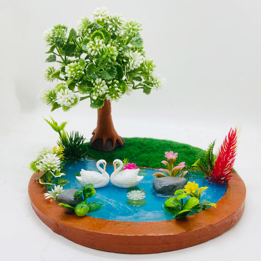 RAKAKART- beautifully crafted  tiny WONDERPOND//decor showpiece