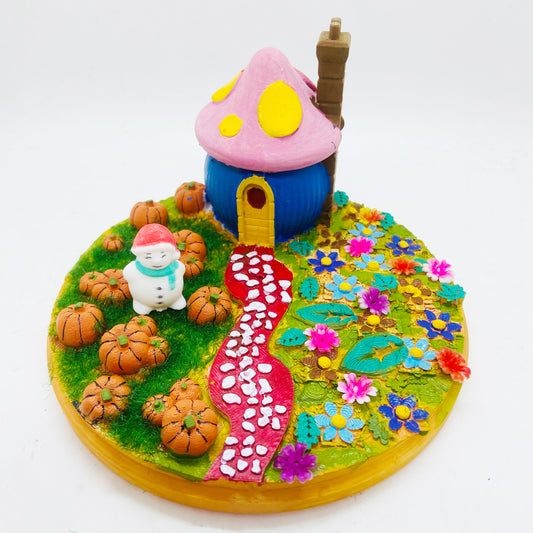 RAKAKART-  Little PUMPKIN GARDEN HOUSE // FAIRY LAND