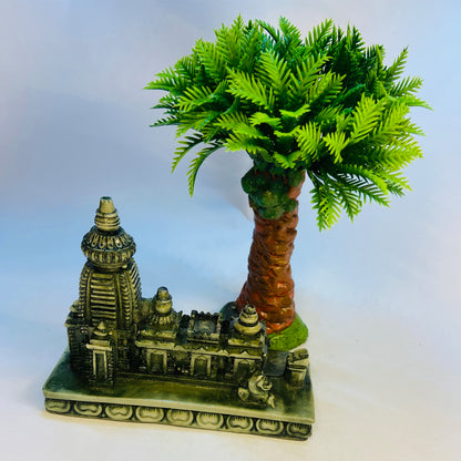 Beautiful  temple under the tree. 3D temple for home decoration