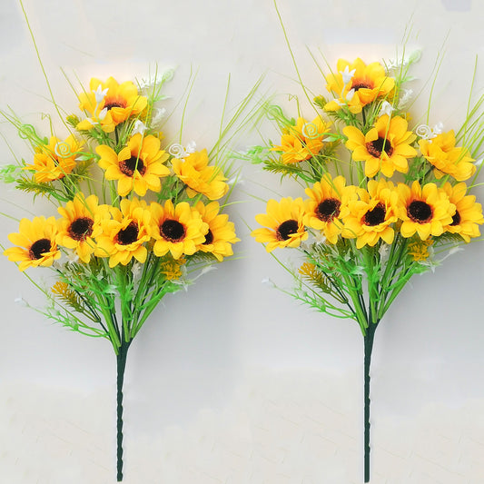 Rakakart-Beautiful sunflower artificial Plant for home/Office decor.