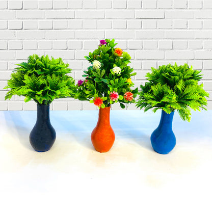 Rakakart- Clay Flower Pot/Vase, Decorative Showpiece.