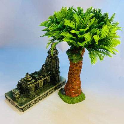 Beautiful  temple under the tree. 3D temple for home decoration