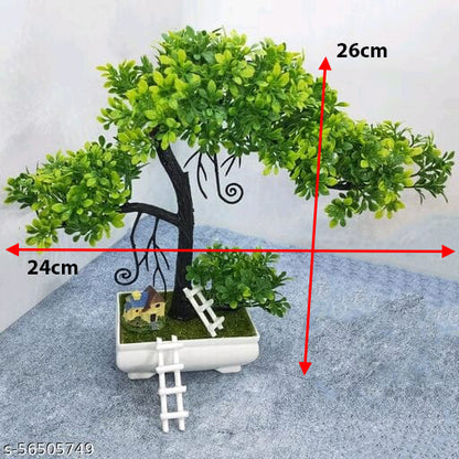 Rakakart bonsai plant ,tiny house,& ladders for home decoration. .