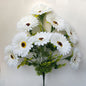 Rakakart-white sunflower artificial Plant for home/Office decor.