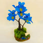 Rakakart-Bonsai Wild Artificial Plant with pond pot & small cow