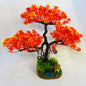 Rakakart-Bonsai Wild Artificial Plant with pond pot & house