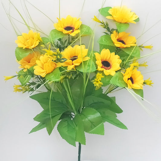 Rakakart-Beautifulsunflower artificial Plant for home/Office decor.